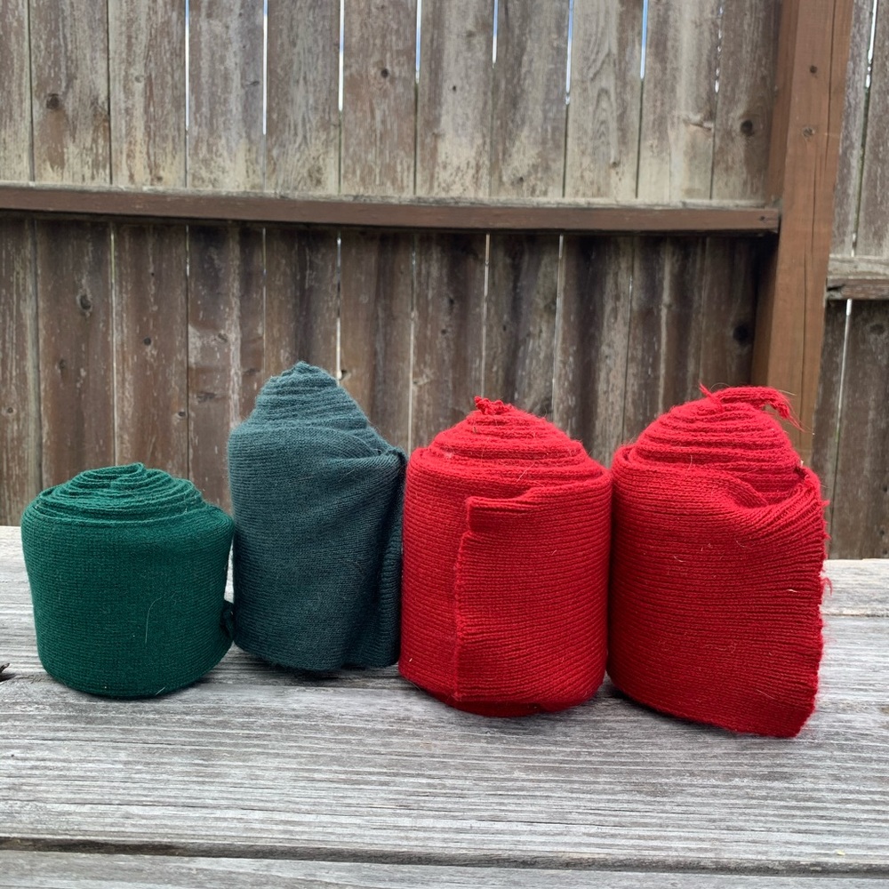 7 Mismatched polo wraps lot